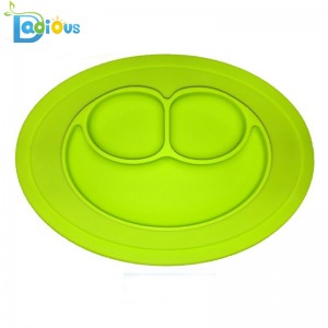 Piastra di aspirazione per bambini in silicone monoblocco in silicone per vendita calda Amazon