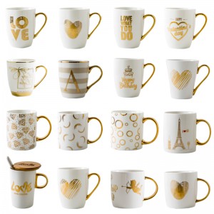 Elevata qualità Costom LOGO bianco ceramica Caffè Mug