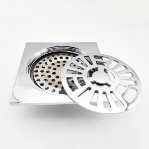 Scarico di scarico a trappola quadrata