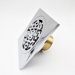 Filtro di scarico a sifone per pavimento da bagno