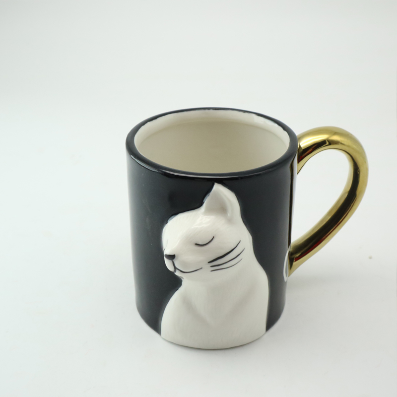 Tazza di caffè di balena in ceramica 3D personalizzata per regali di festa di animali da bere