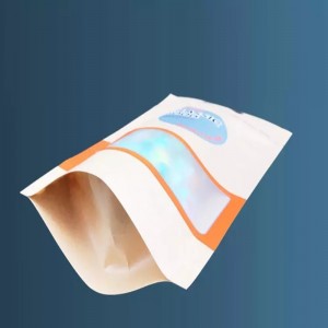 Borsa con cerniera per stampa personalizzata di alta qualità stampata per imballaggi alimentari con manico