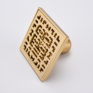 Piastra di copertura del sifone per pavimento antiodore di facile installazione