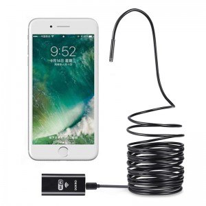 Wireless Endoscope 2.0 Megapixel HD WiFi Borescope Micro interfaccia Telecamera impermeabile per serpenti per Android, iOS e Windows, iPhone, Samsung, Tablet, Mac