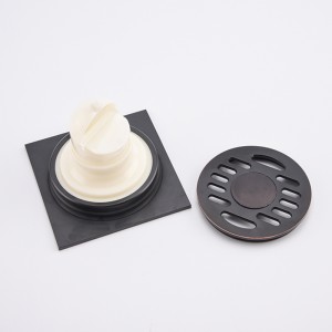 Tappo di scarico antico per doccia con filtro nero per lavatrice