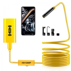 Endoscopio wireless 2.0 Megapixel HD WiFi Videocamera Borescope Micro interfaccia Telecamera serpente ispezione impermeabile per Android, iOS e Windows, iPhone, Samsung, Tablet, Mac