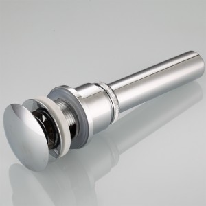 Raccordo per tubo di scarico a scatto cromato del bacino