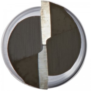 Fresa in metallo duro integrale premium, extra lunga, 2 scanalature, 1/4 \