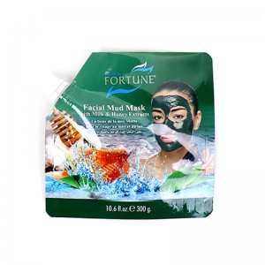 Foglio di alluminio Fango del Mar Morto Maschera facciale Bocchino Mylar Stand Up Beccuccio Borsa per crema cosmetica per il viso Maschera per il viso