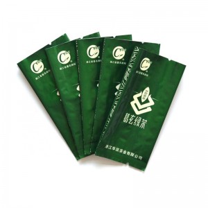 Borsa in fogli di alluminio con soffietto laterale compresso per l'imballaggio del tè