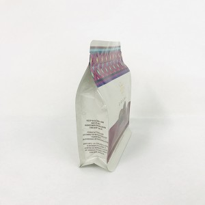 vendita calda 8 sigillo laterale personalizzato design logo stampato cibo sacchetto di imballaggio del cioccolato