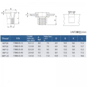 Flat Head Square Body