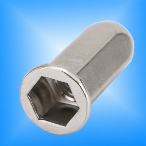 Testa piatta esagonale corpo chiuso fine