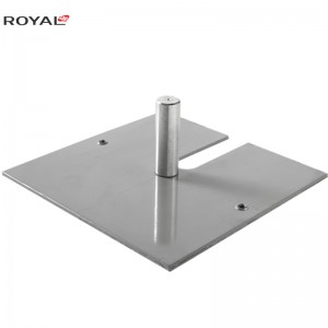 Tubo e drappo piastra di base