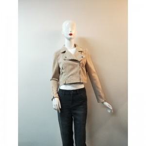 GIACCA BIKER ROSA CON ZIP RLWSJ0006N