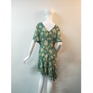 ABITO STAMPA VERDE DONNA TBWD0010M