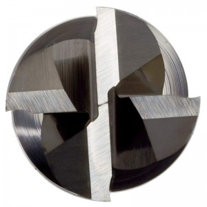 Fresa in metallo duro extra lungo, 4 scanalature, attacco 1/4 \