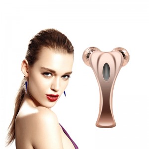 Rullo facciale a microcorrente 3D, massaggiatore multifunzione per il corpo del rullo di bellezza del viso per anti invecchiamento, migliorare il contorno del viso, il tono della pelle, la riduzione delle rughe e la pelle compatta del co...