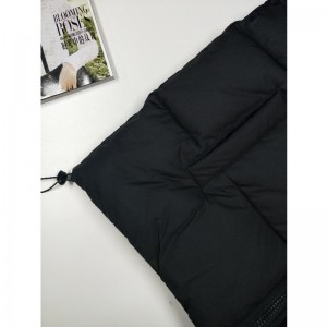 GIACCA PUFFER DA UOMO VIOLA E CONTRASTO NERO RLMPC0023N