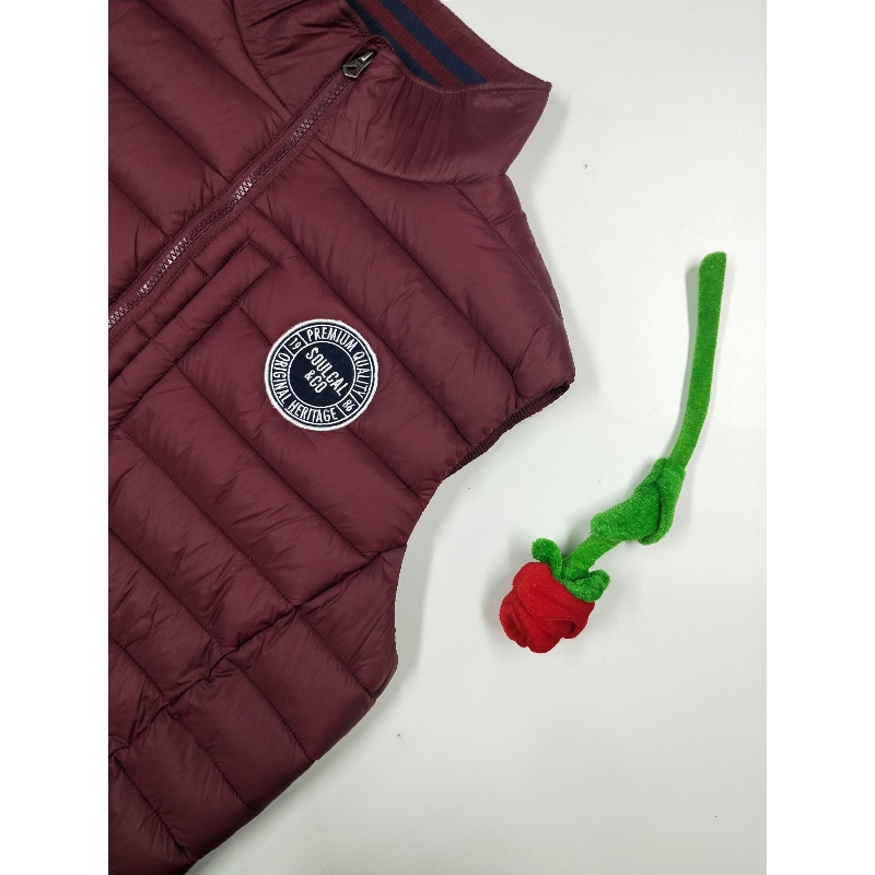 GILET IMBOTTITO BURGUNDY DA UOMO LMV0003