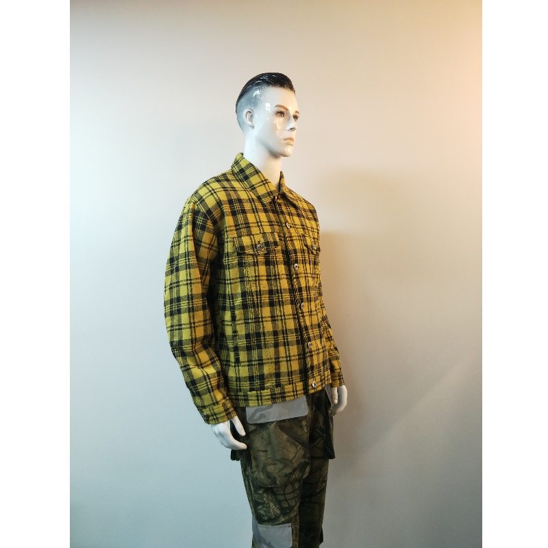 GIACCA DA PLAID GIALLO DA UOMO RLMJ0001