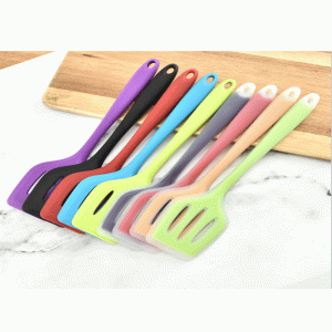 Utensili da cucina in silicone Pala traslucida in silicone pala pentola antiaderente ad alta temperatura pala speciale per perdite pala per bistecca di manzo in silicone pala per friggere