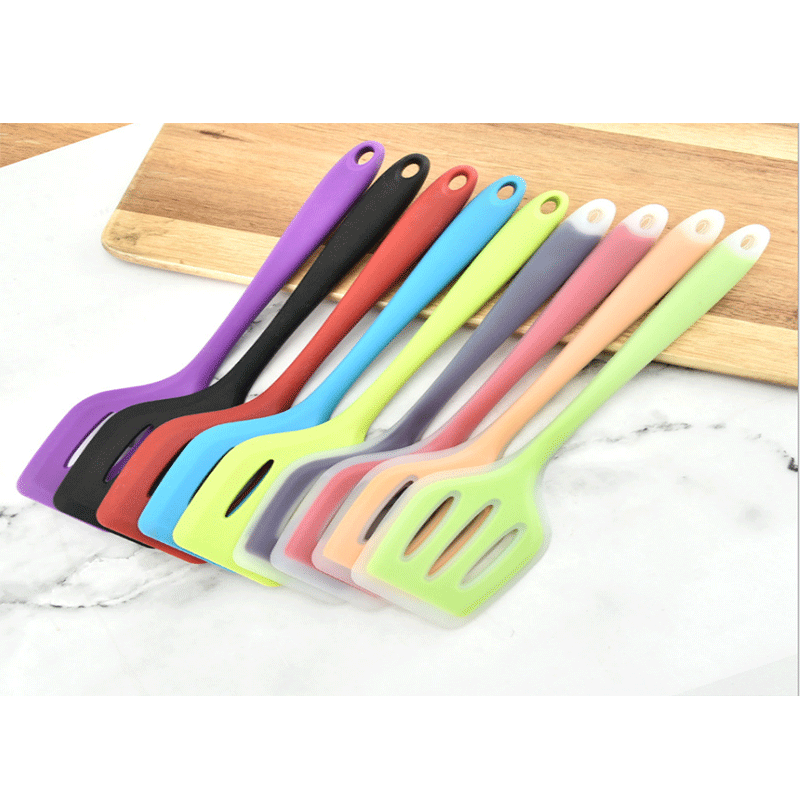 Utensili da cucina in silicone Pala traslucida in silicone pala pentola antiaderente ad alta temperatura pala speciale per perdite pala per bistecca di manzo in silicone pala per friggere