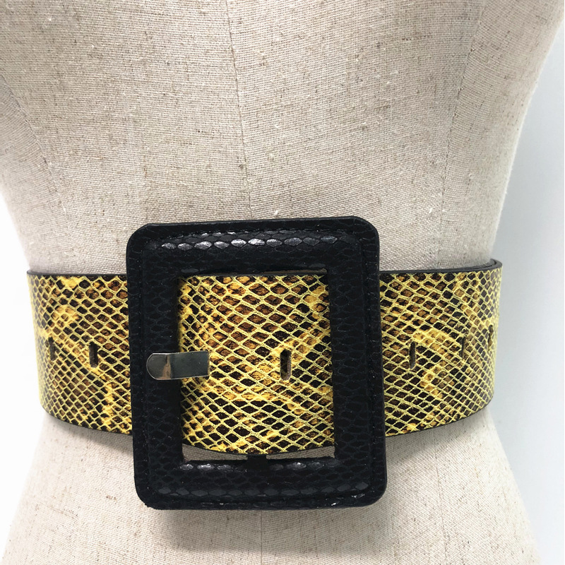 HD0728 - Accessori per cinture da donna con cinturini stampati e serpente