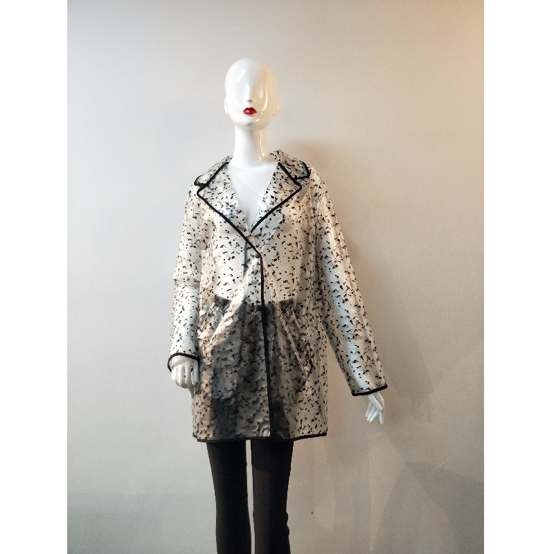 GIACCA IN TPU DOT NERO DONNA RLWTJ0002