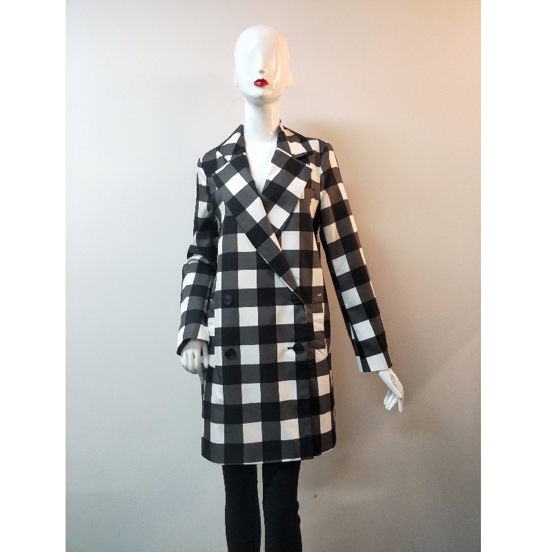 GIACCA CHECK DONNA RLWJ0007