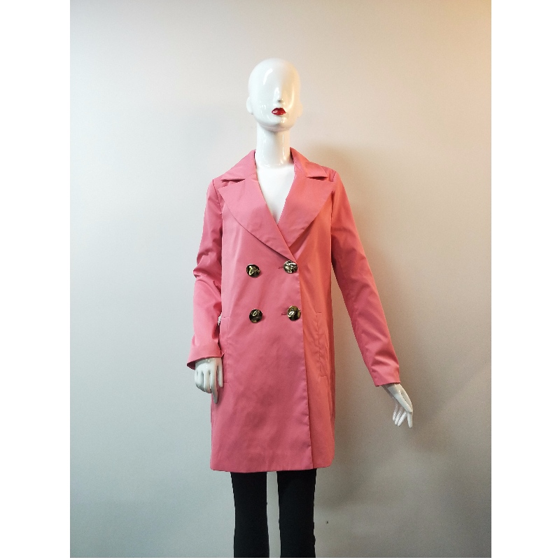 GIACCA TRENCH ROSA DONNA RLWJ0013