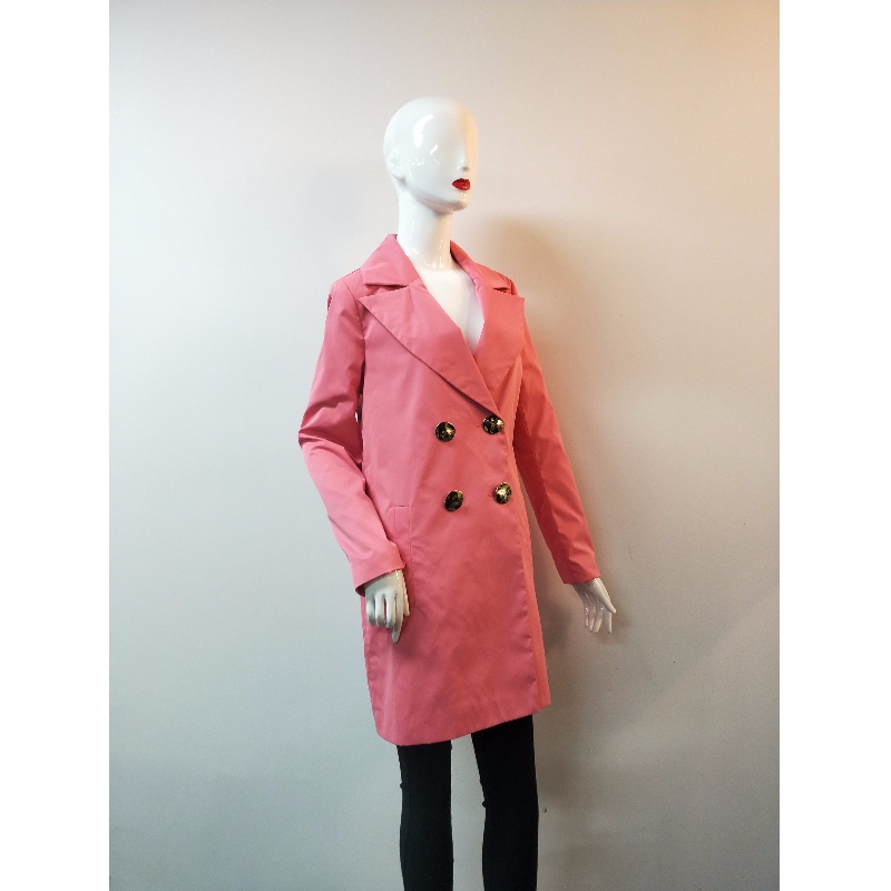 GIACCA TRENCH ROSA DONNA RLWJ0013