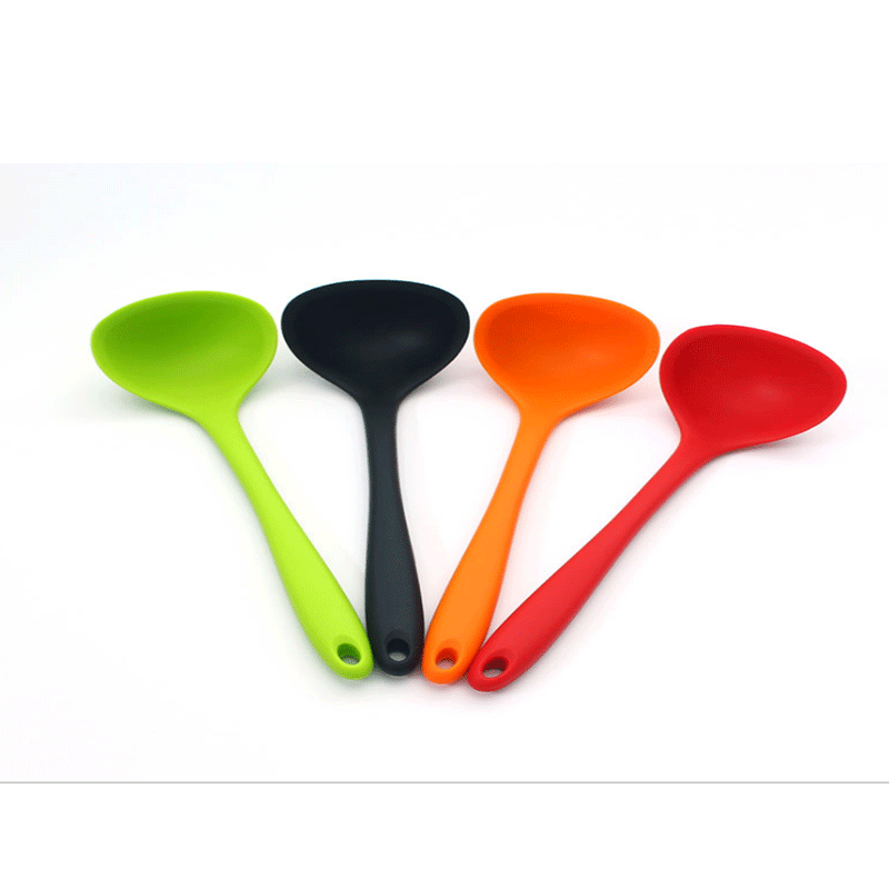 Cucchiaio di silicone prodotti da cucina strumenti di cottura pentola antiaderente cucchiaio di silicone integrato cucchiaio da torta