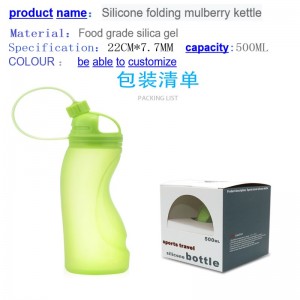 Tazza di acqua di gel di silice creativa portatile commestibile pieghevole bottiglia di acqua di personalità di sport all'aria aperta in esecuzione tazza di acqua sport fitness portatile