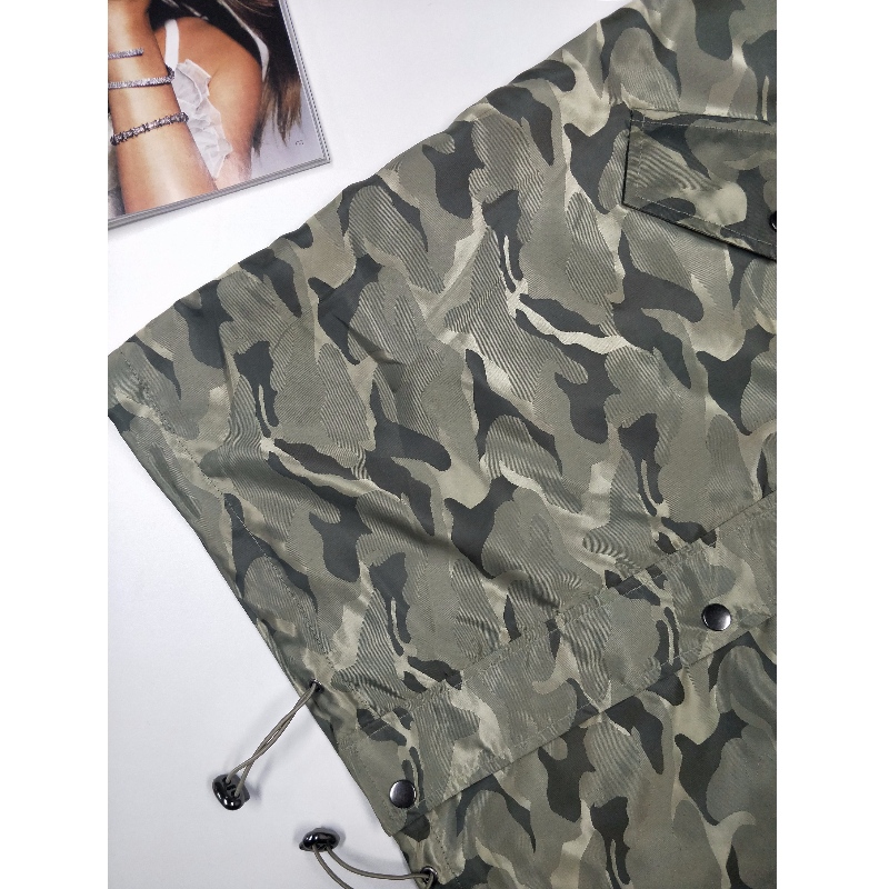 GIACCA CON CAPPUCCIO CAMO DONNA RLWJ0020