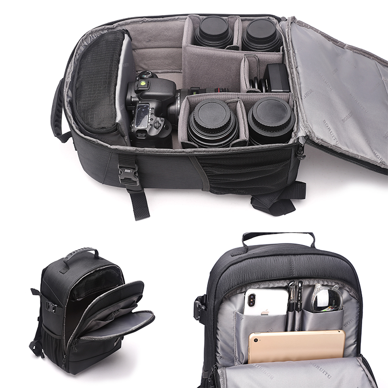 BRTMA150 Zaino professionale per fotocamera treppiede portatile in nylon con zaino per treppiede