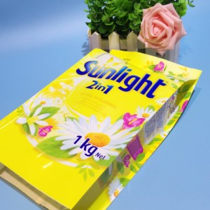 Stand up beccuccio in plastica detergente liquido sacchetto di sapone liquido / imballo detergente per bucato