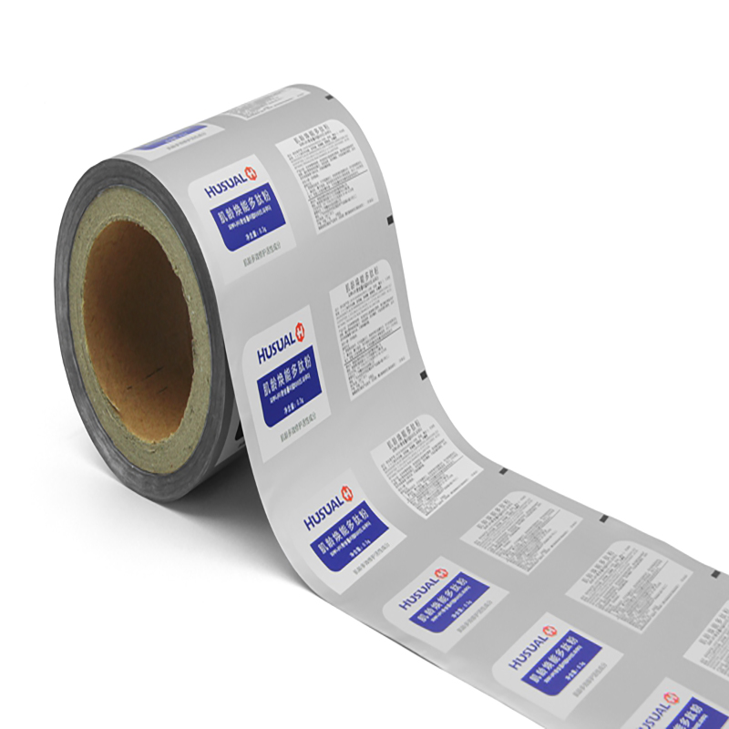 Rotolo di film plastico con stampa Rotocalco e stampa flexo