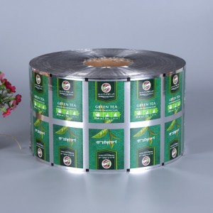 Rotolo di pellicola per alimenti in plastica di alluminio per bustina di tè al latte