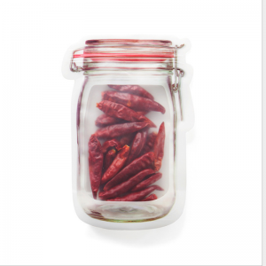 China Factory Direttamente vendite Unità fustellata per sacchetti sagomati per snack Borsa per alimenti per bambini con chiusura a cerniera