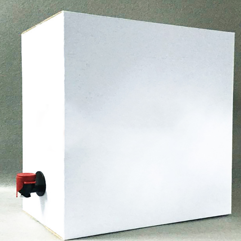 Foglio di alluminio riciclabile 3L Imballaggio per liquidi in plastica Borsa per vino in scatola con rubinetto a becco