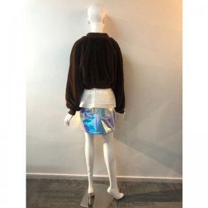 CAPPOTTO PELLICCIA MARRONE DONNA RLWF0001