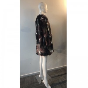 CAPPOTTO IN PELLICCIA COLLARLESS DA DONNA RLWF0024