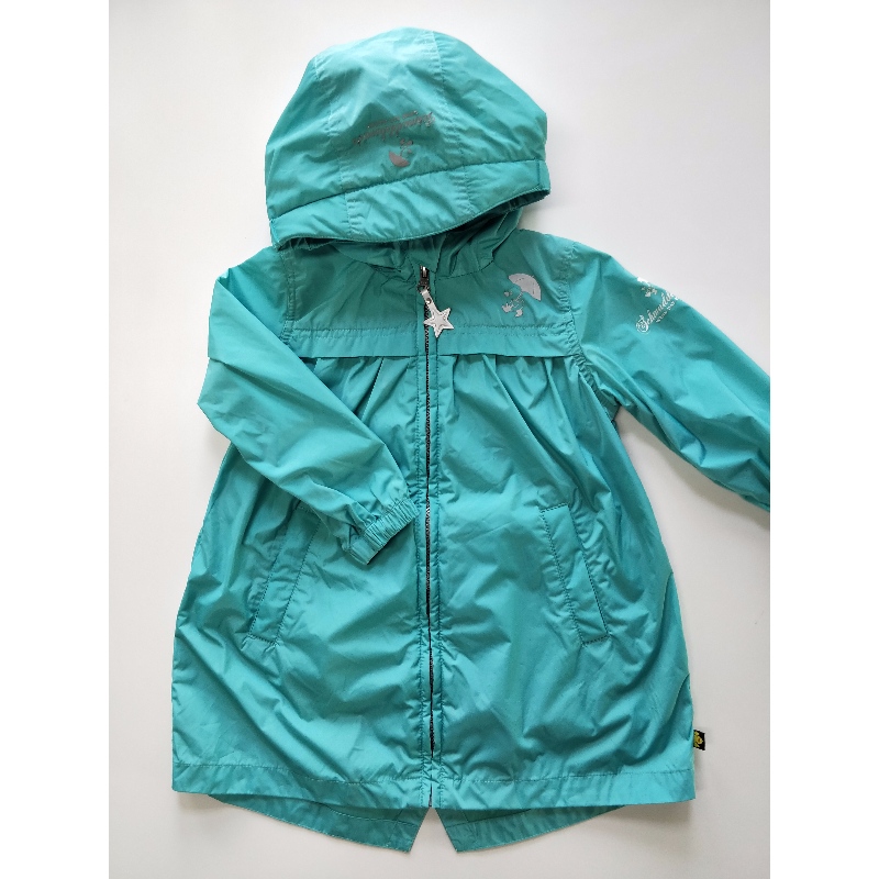 GIACCA CON CAPPUCCIO VERDE BAMBINO RLCJ0001