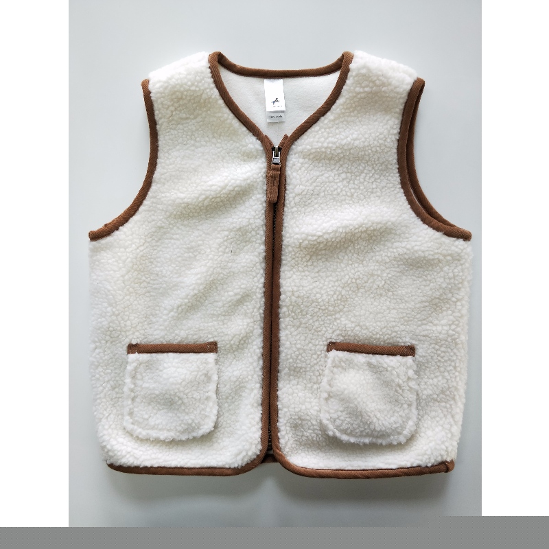 GILET BORG BAMBINO BIANCO RLCV0002