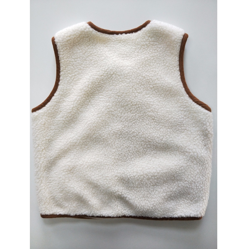 GILET BORG BAMBINO BIANCO RLCV0002