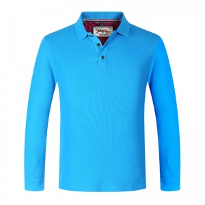 Polo in cotone a maniche lunghe # 240 casual