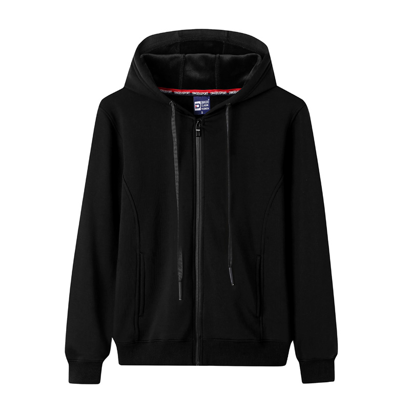 # 8017-Felpa in pile con cappuccio a zip intera