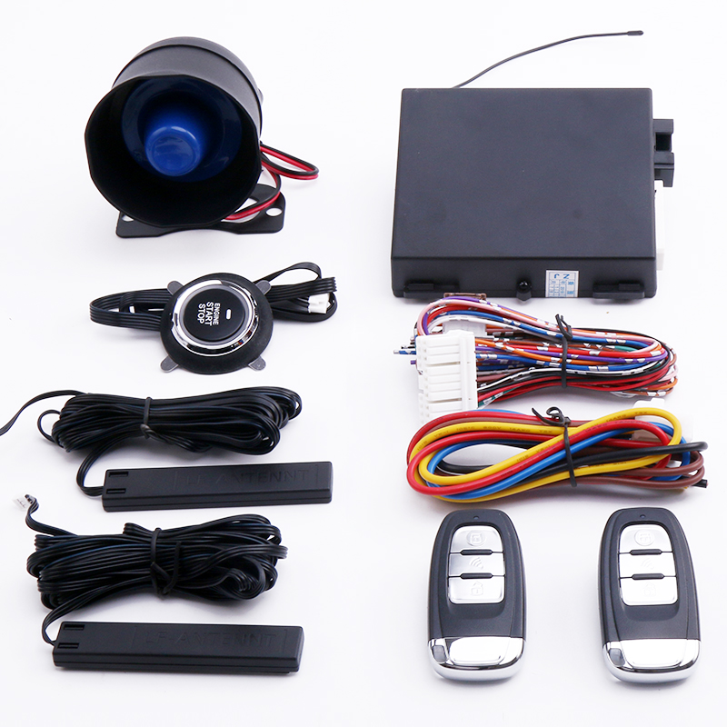 Blocco e sblocco RFID con accesso senza chiave PKE nell'avviamento allarme auto
