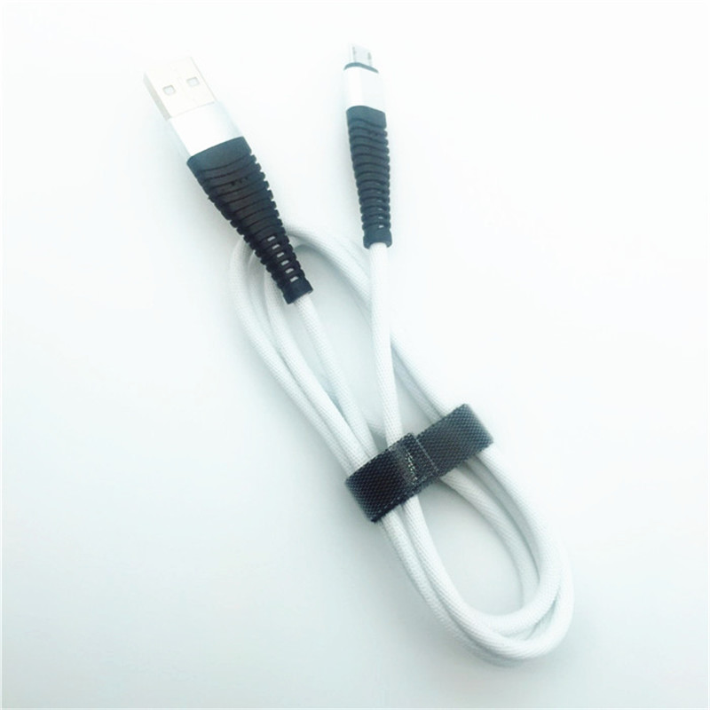 KPS-1003CB Cavo micro usb all'ingrosso a carica rapida micro 2a a sirena all'ingrosso da 1 m per android